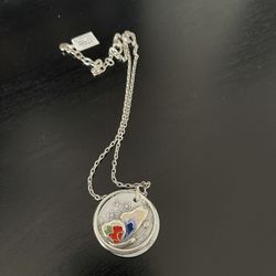 Brighton Blossom Hill Butterfly Shell Necklace