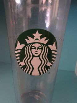 Clear Starbucks tumbler [NO LID NO STRAW]