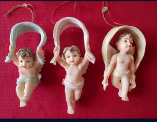 House Of Lloyd Christmas Isle Cherub Ornaments 