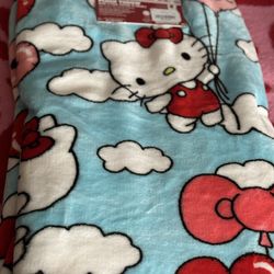Hello Kitty Valentines Blanket