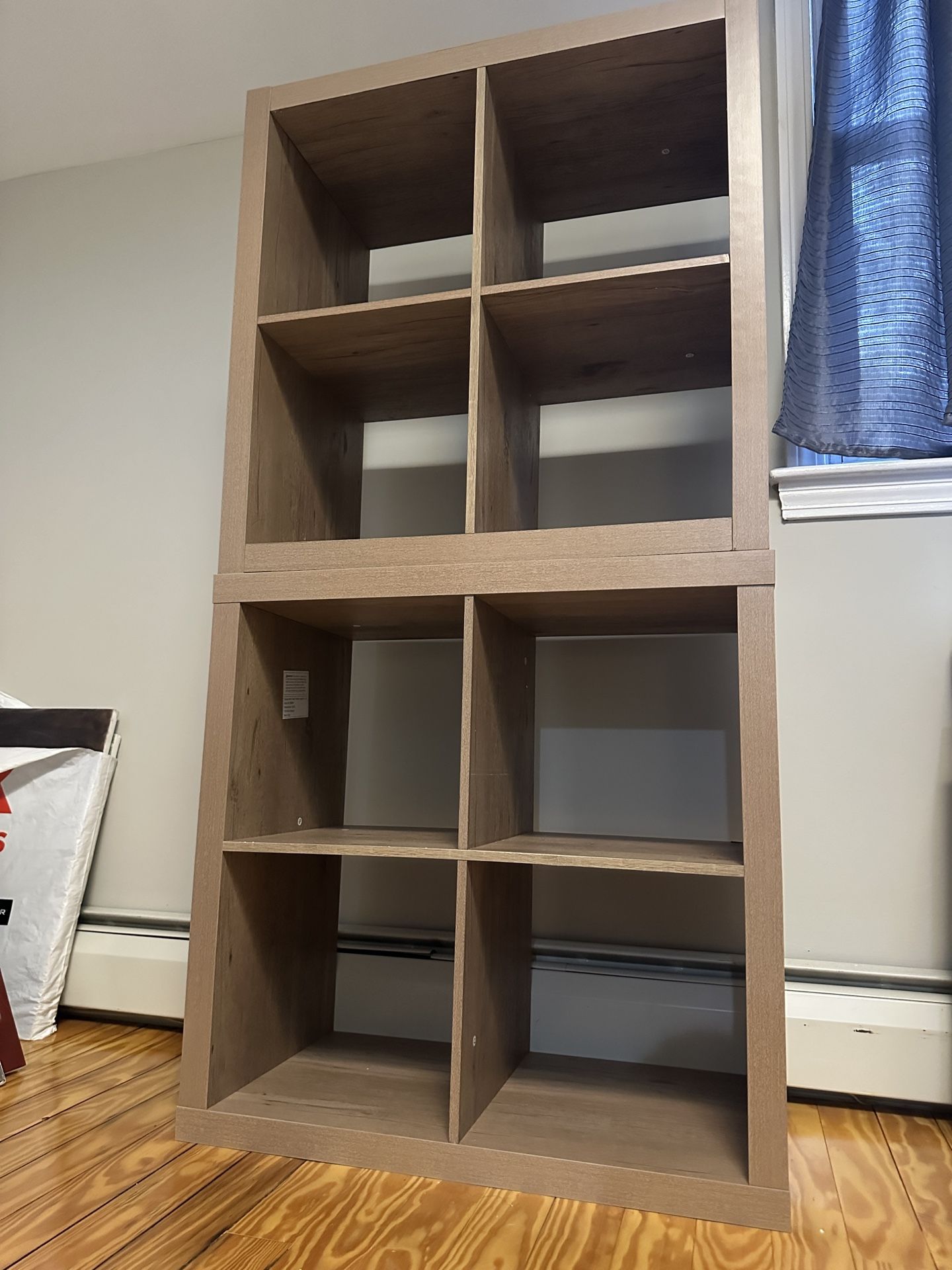 8-Cube Wood Storage Organizer