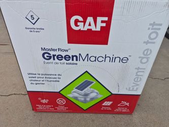 Solar Attic Fan (GAF Green Machine)