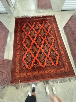 Large 13.5’ x 8.5’ Wool Area Rug – Persian Style – Excellent Condition