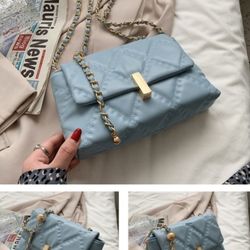 Dusty Blue Bag