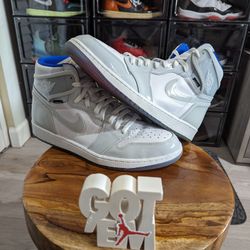 Size 13 Men's 
Nike Jordan 1 High Zoom 
Racer Blue 2020 
CK6637-104 
OG box
Extra Laces included 
