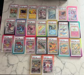 PSA 10 Pokemon slabs