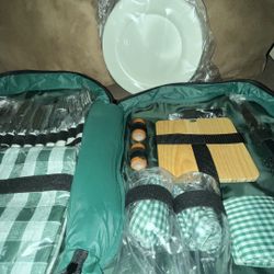 Backpack Picnic Setup 