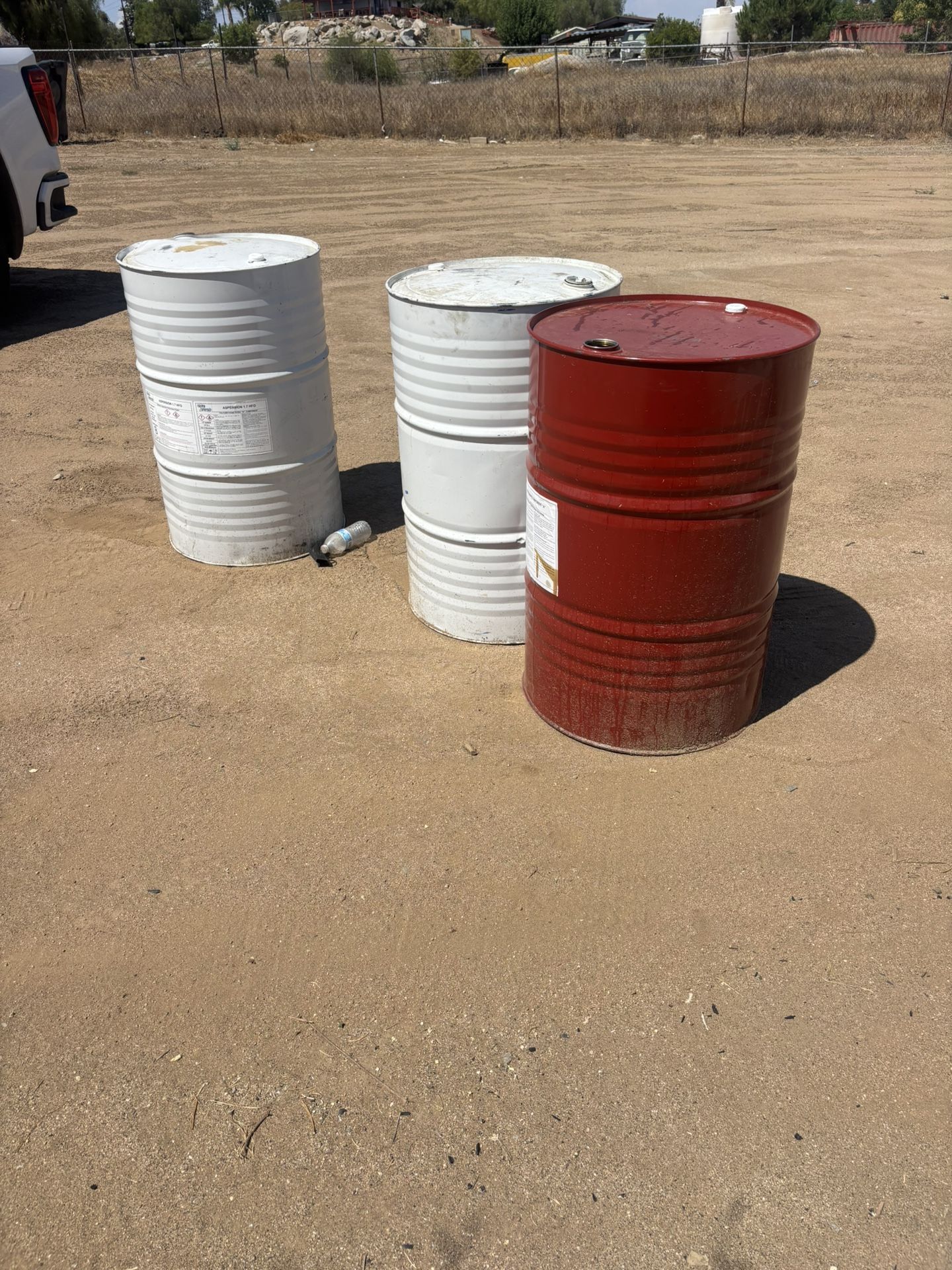 3 Free Metal Drums 