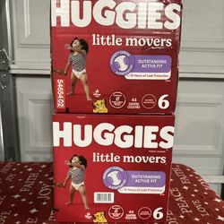 Huggies Diapers Size 6 44 Ct 