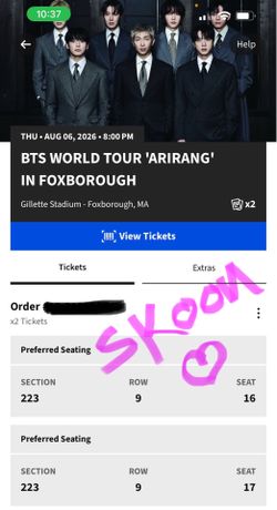 BTS Tickets