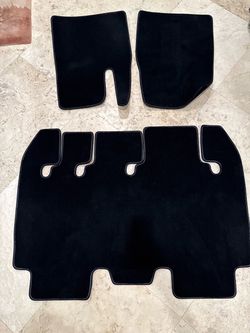 Tesla Model-X floor matts
