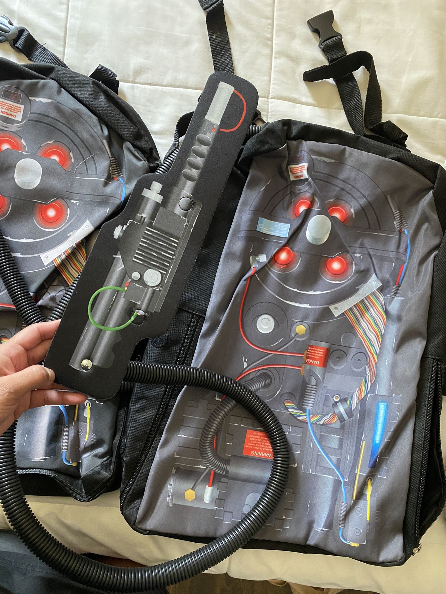 Ghost Busters Backpack Costume