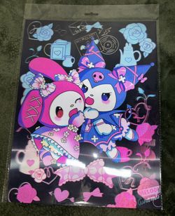 Kuromi And My Melody Holographic Poster