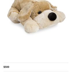 Giant F.A.O. Schwartz plush dog toy, retail $299