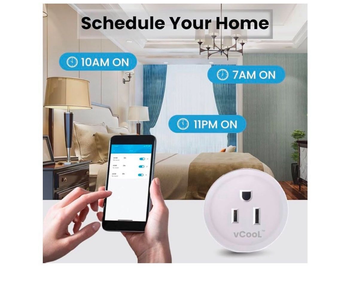 WiFi Smart Outlet - Alexa, Google Home Assistant Compatibility with Remote Control, Voice Control & Timer Function | No Hub Required | Certified White