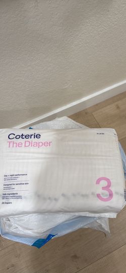Coterie diapers size 3 pack of 4