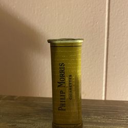 Vintage Phillip Morris Can For Cigarettes 
