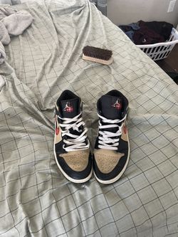 Jordan 1 Mid Se Tartan Swoosh