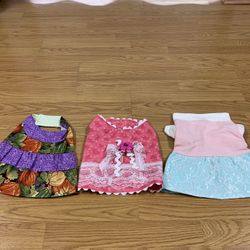 3 Small Dog Dresses