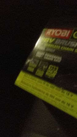 Ryobi chainsaw battery