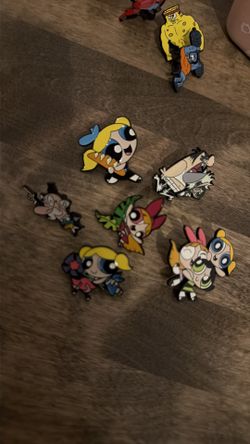 Rare powerpuff girls enamel pins