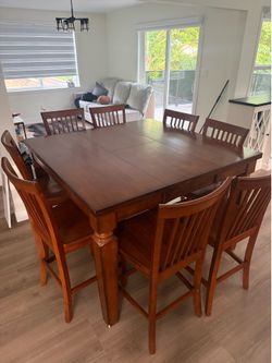 Used - Extending wooden dining table