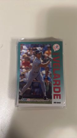 1992 Fleer Randy Velarde Baseball Card