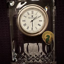 Waterford Crystal Seahorse clock #homedecor
