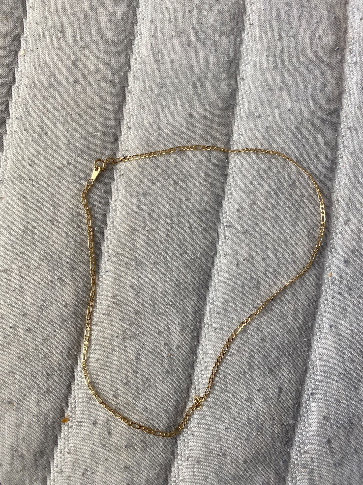 Gold chain for a baby
