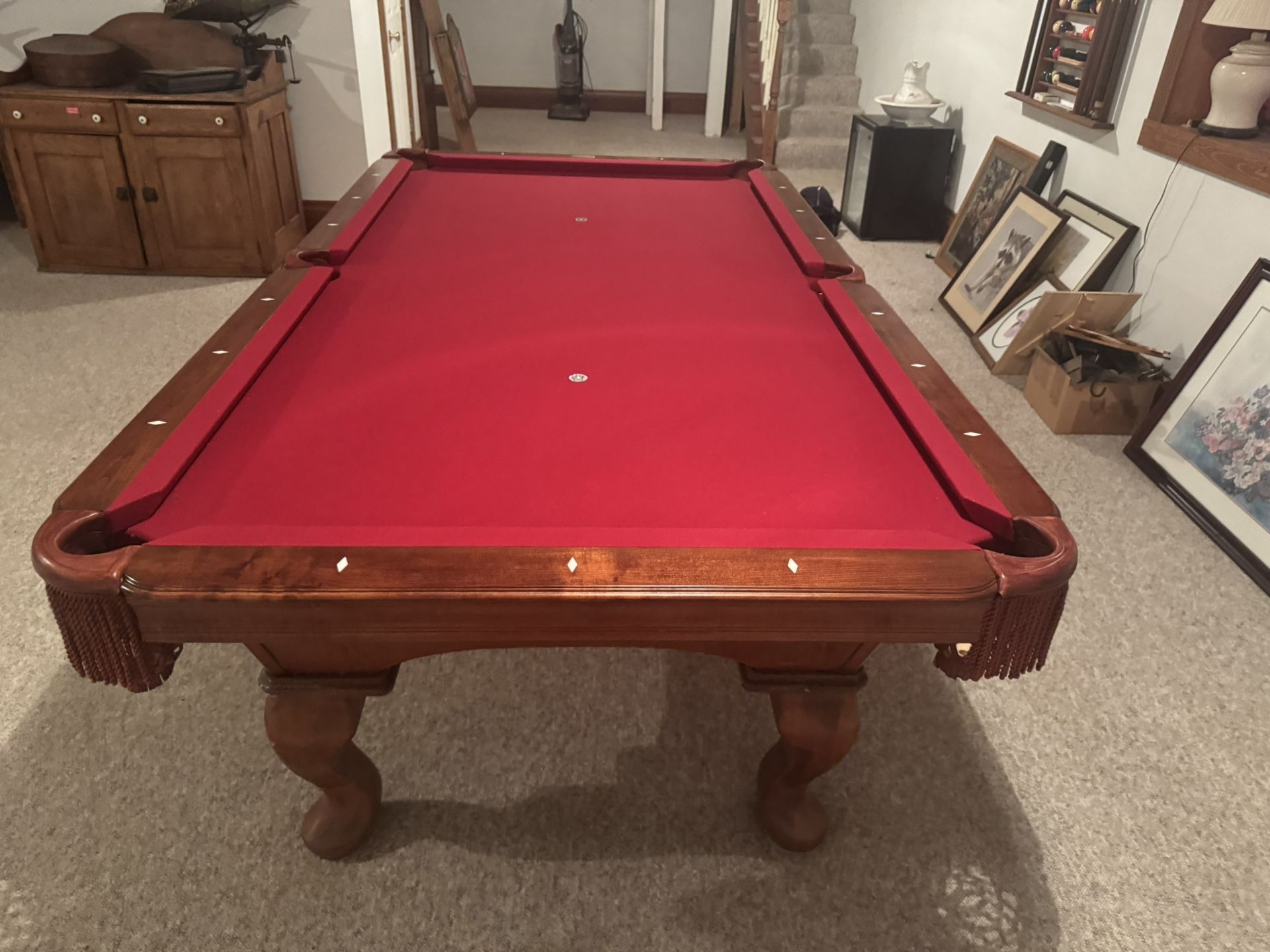 8ft Pool Table Olhausen Eclipse Solid Maple