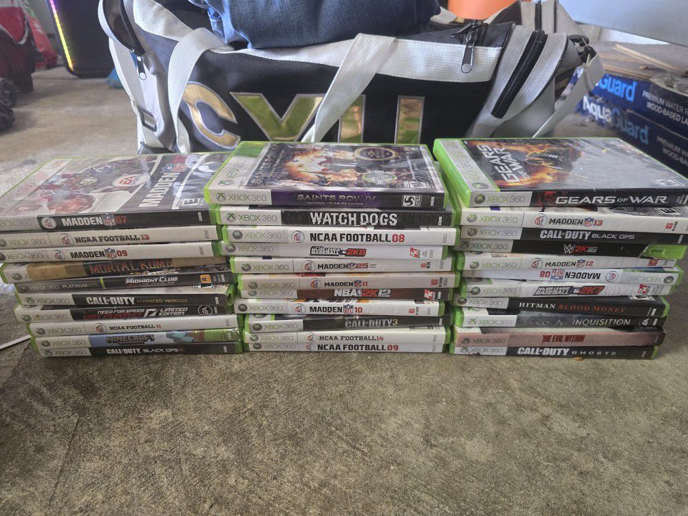 Xbox 360 Games $5