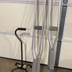 Crutches And Walking Cane