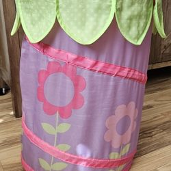 Girls Flower Laundry Hamper