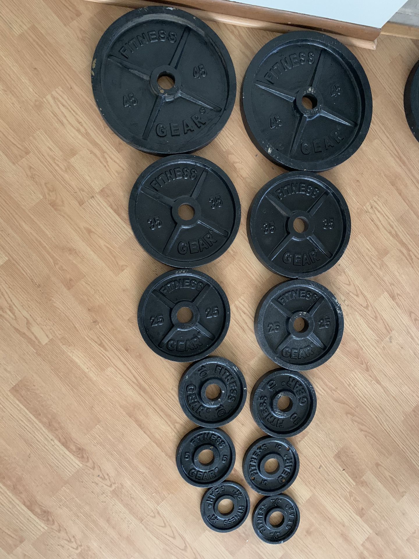 Olympic weight plate full set