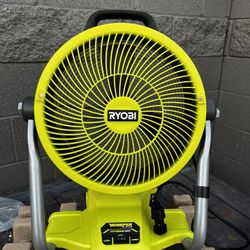 Ryobi Whisper Series Hybrid 18V Fan 12In New NO BATTERY NO CHARGER $55