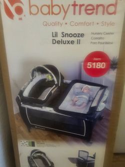 New/boxed Baby Trend pack