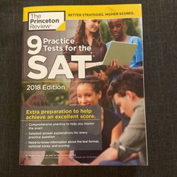 9 Practice Tests for the SAT, 2018 Edition: Extra Preparation to Help Achieve an Excellent Score (College Test Preparation)