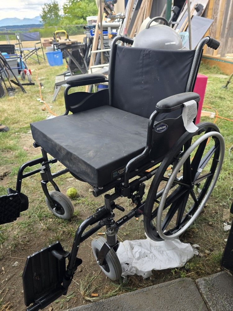 Wheel Chair With Foot Pegs