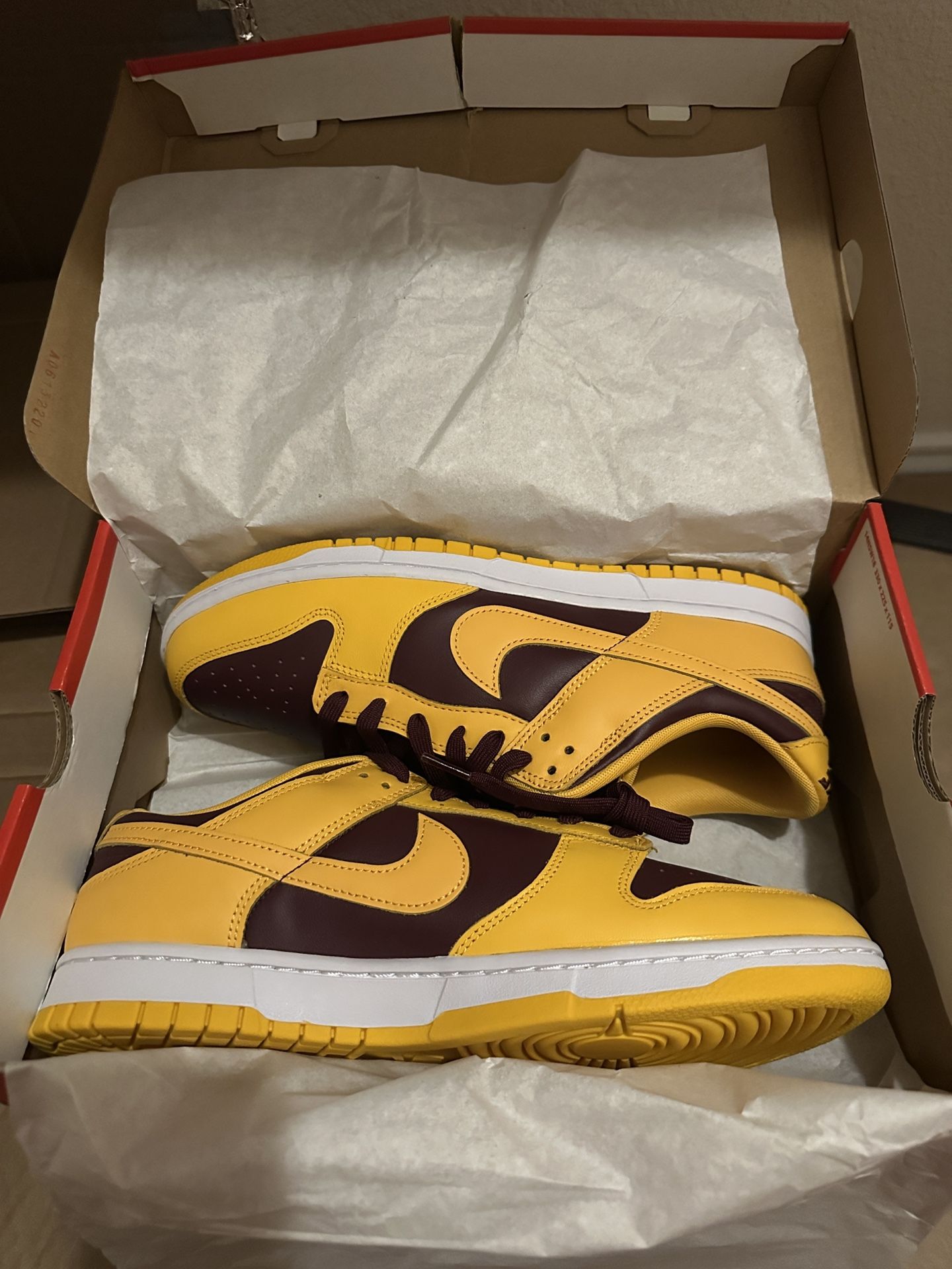 Size 11- Nike Dunk Low Arizona State