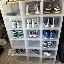 18 Clear Shoe Box Case