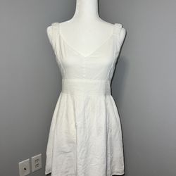 Abercrombie & Fitch White Mini Dress Size Medium
