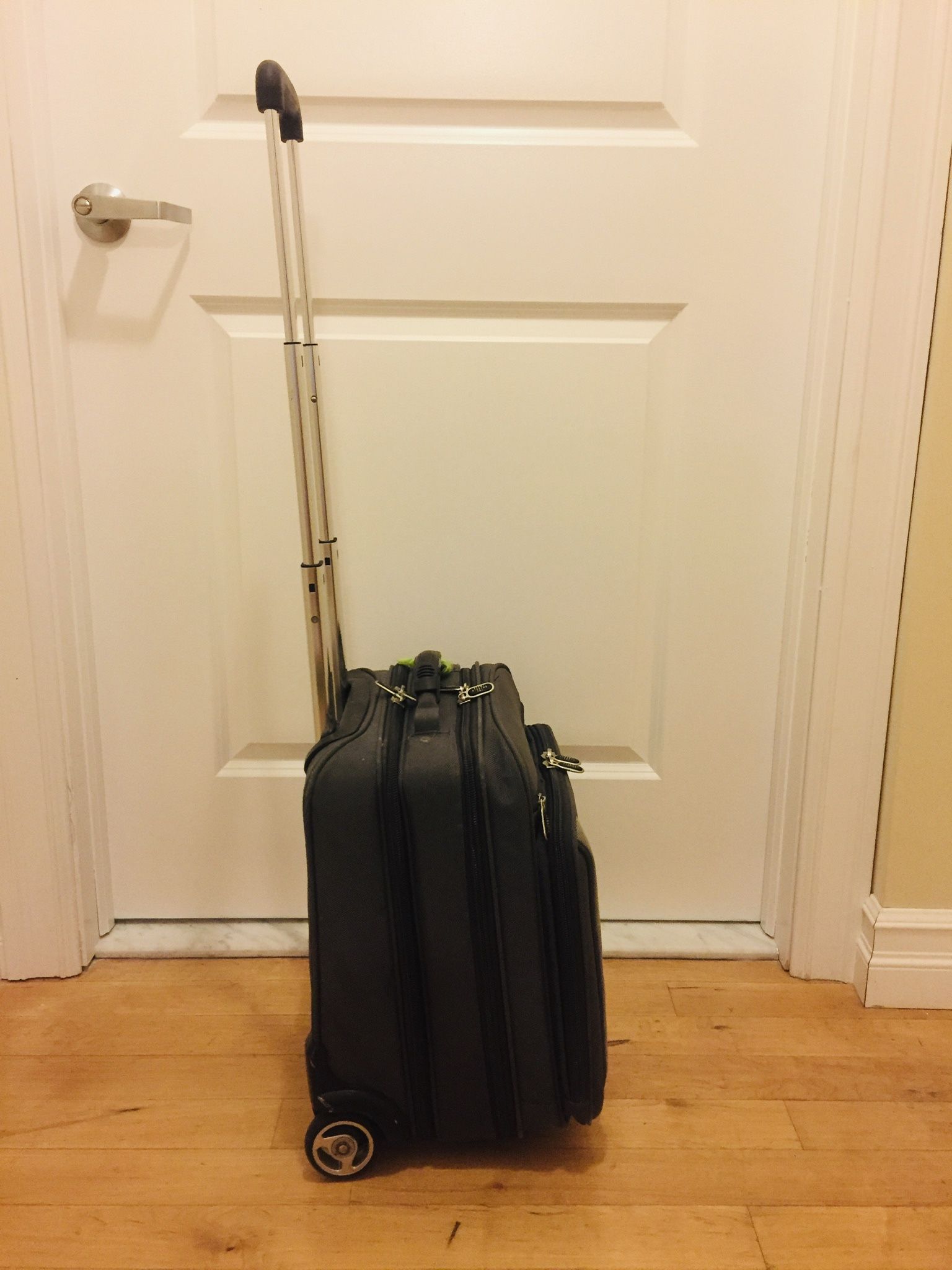 Travel Luggage. Very durable. You can put lots of stuff in it and it still fits in a carry-on luggage compartment in an airplane. Barely used. Like ne