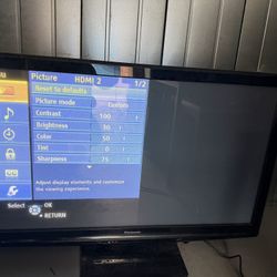 Panasonic 55inch Plasma HDTV No Remote