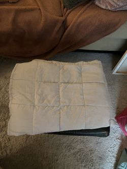 Small Gray Weighted Blanket 