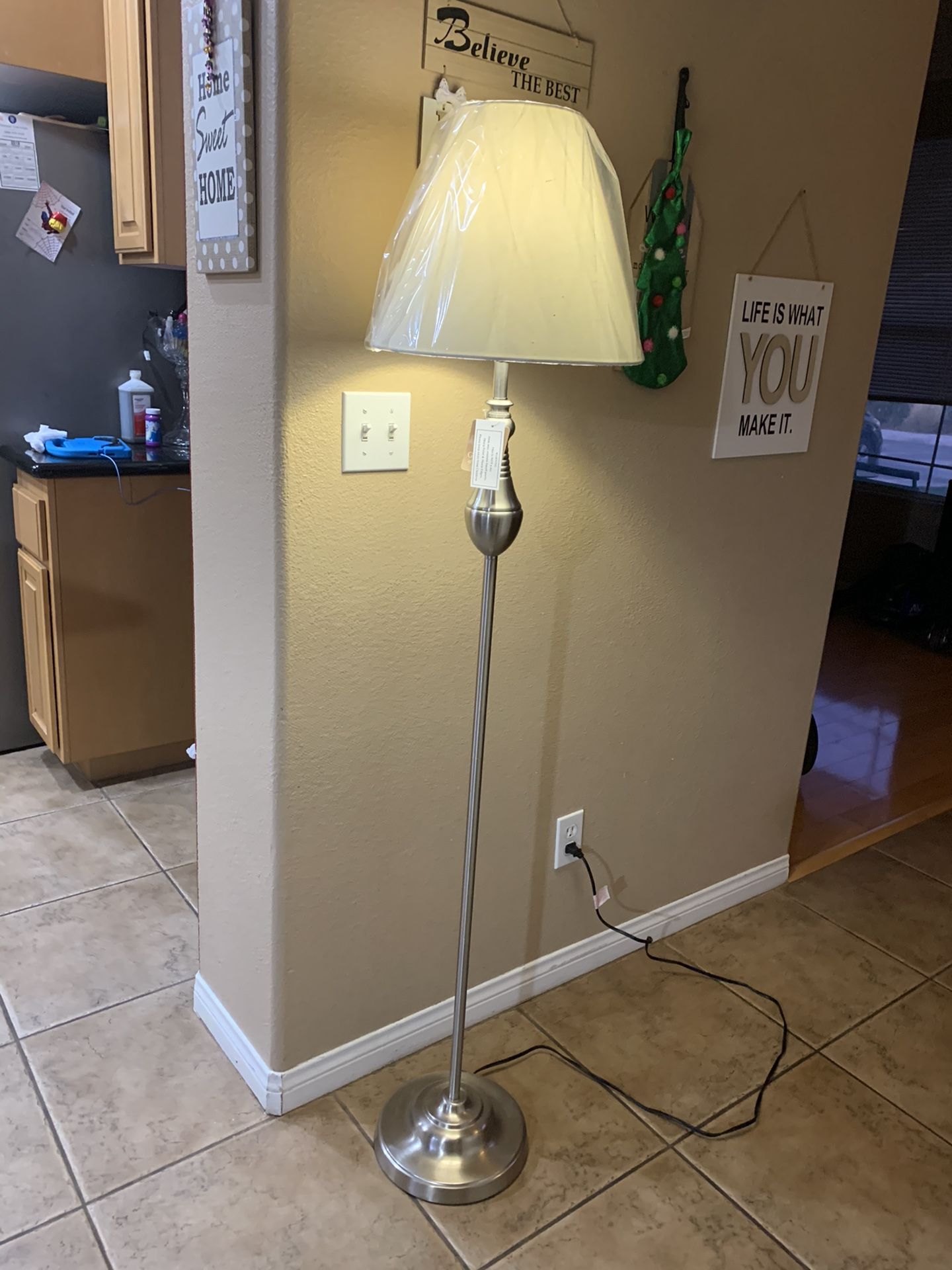 Floor lamp 62 inches high $25 brand new
