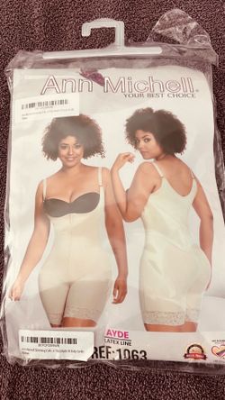 ANN MICHELLE COMPRESSION GIRDLE M  BEIGE  FAJA  NEW