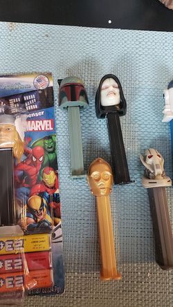 Starwars & marvel's pezz dispenser