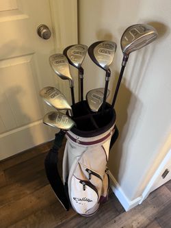 Matching Full Set of Ladies Callaway GES Golf Clubs with Matching Bag