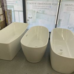 Freestanding Bath Tubs 59” 65” 67”