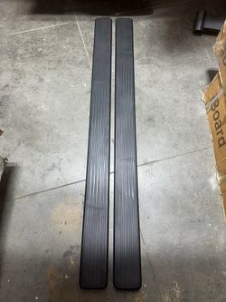 95-04 Toyota Tacoma Xtra Cab Running Boards Side Steps Black Flat Style/ estribos